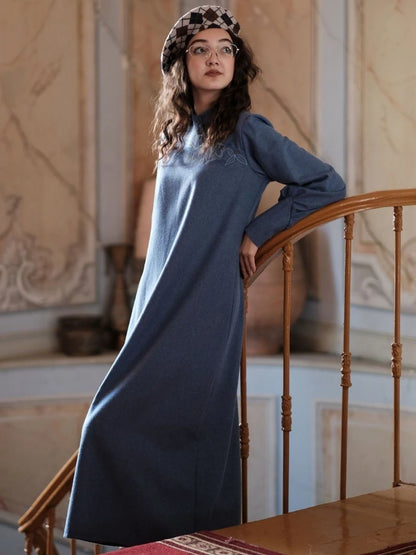 Şehrazat Elbise Mavi