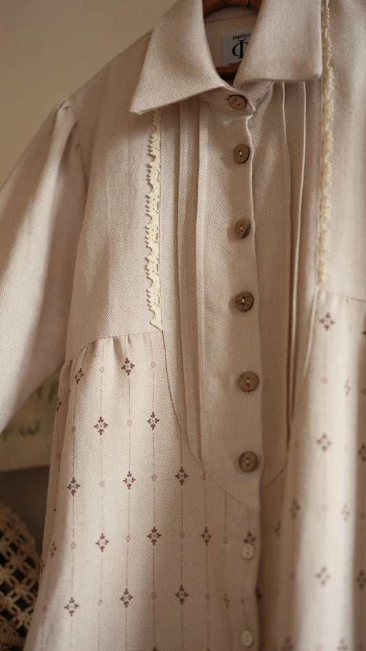 Çıtır Desen Nervürlü Gömlek