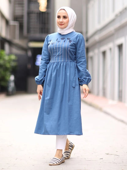 Lale Tunik Mavi