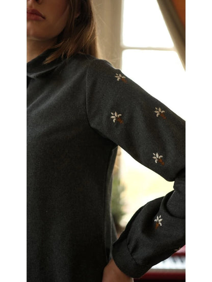 Parla Tunik Koyu Antrasit