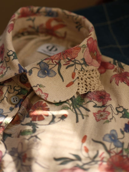 Floral Pamuk Gömlek