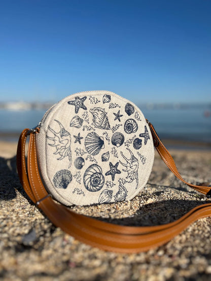 Deniz Yıldızı Yuvarlak Çanta