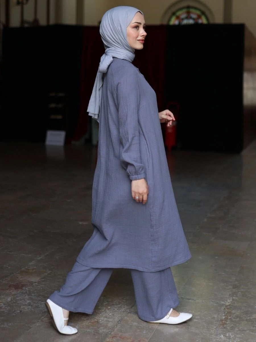 Elegan Takım Koyu Gri