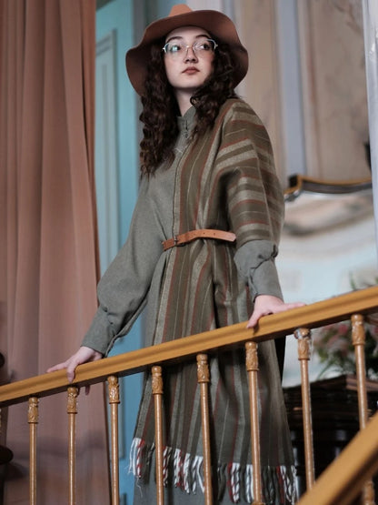 Şehrazat Elbise Haki