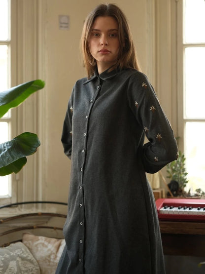 Parla Tunik Koyu Antrasit