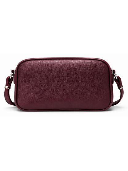 Peri Çapraz Askılı Mini Çanta Bordo Renk