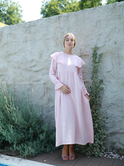 Kıyı Elbise Pudra