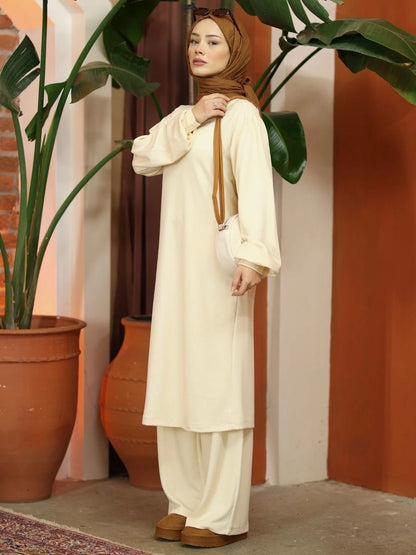 Viskon Selanik Triko Ekru