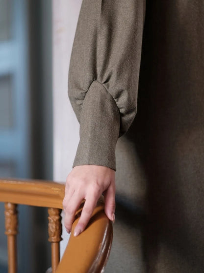 Şehrazat Elbise Haki