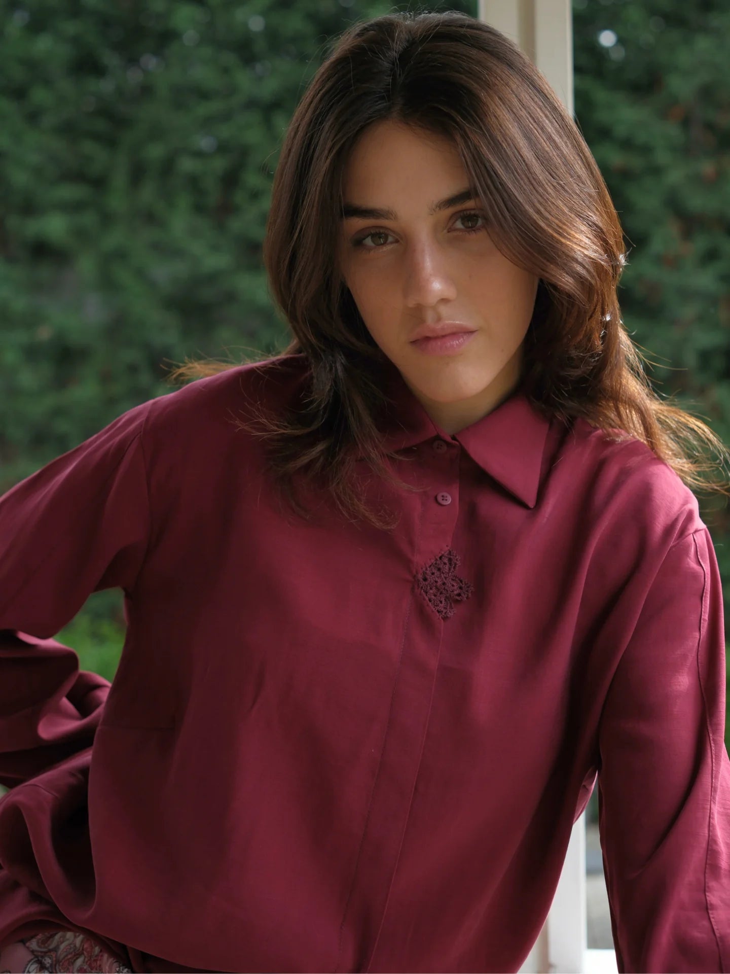 Tensel Kumaş Takım Mürdüm