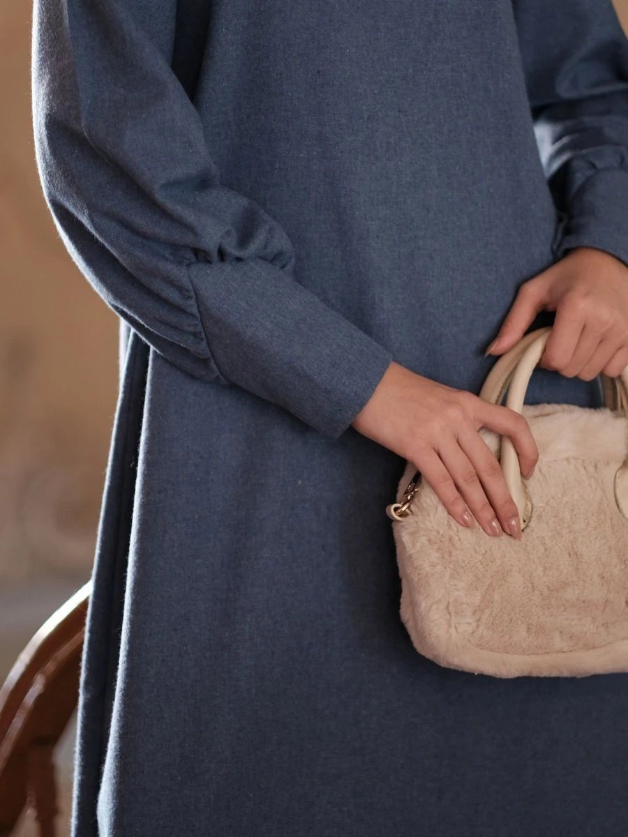 Şehrazat Elbise Mavi