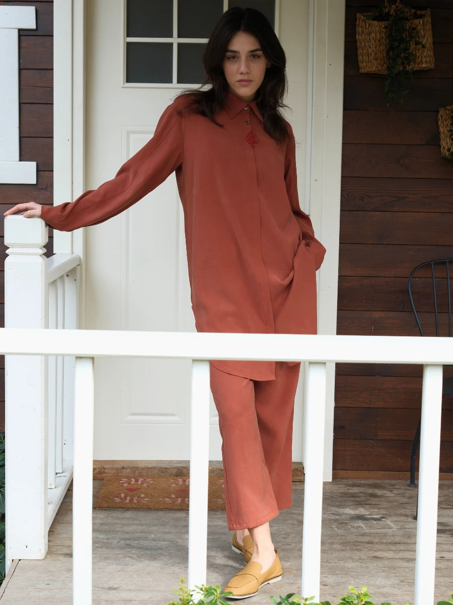 Tensel Kumaş Takım Tarçın