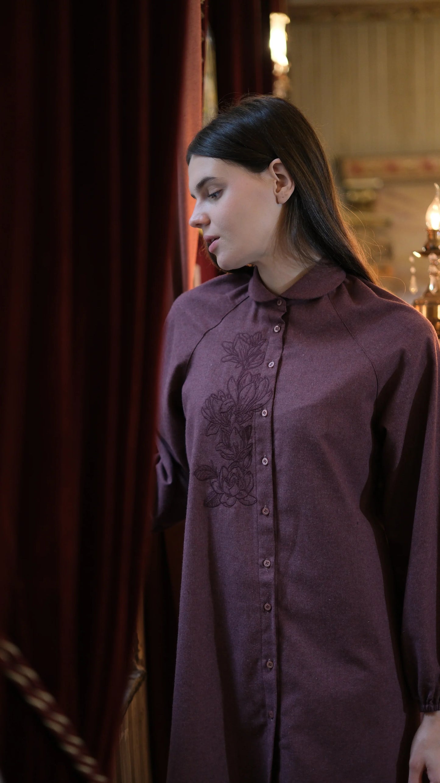 Magnolia Gömlek/Tunik Bordo