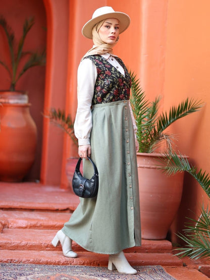 Çiçek Desenli Marakeş Jile