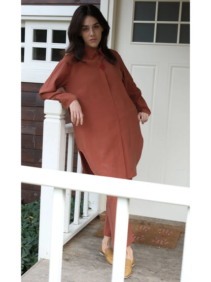 Tensel Kumaş Takım Tarçın