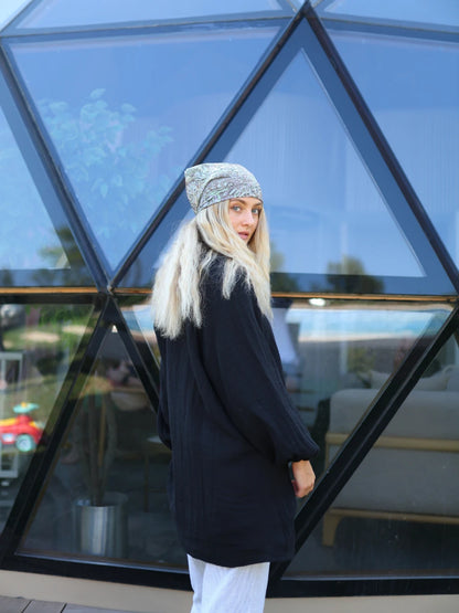 Müslin Gömlek Siyah