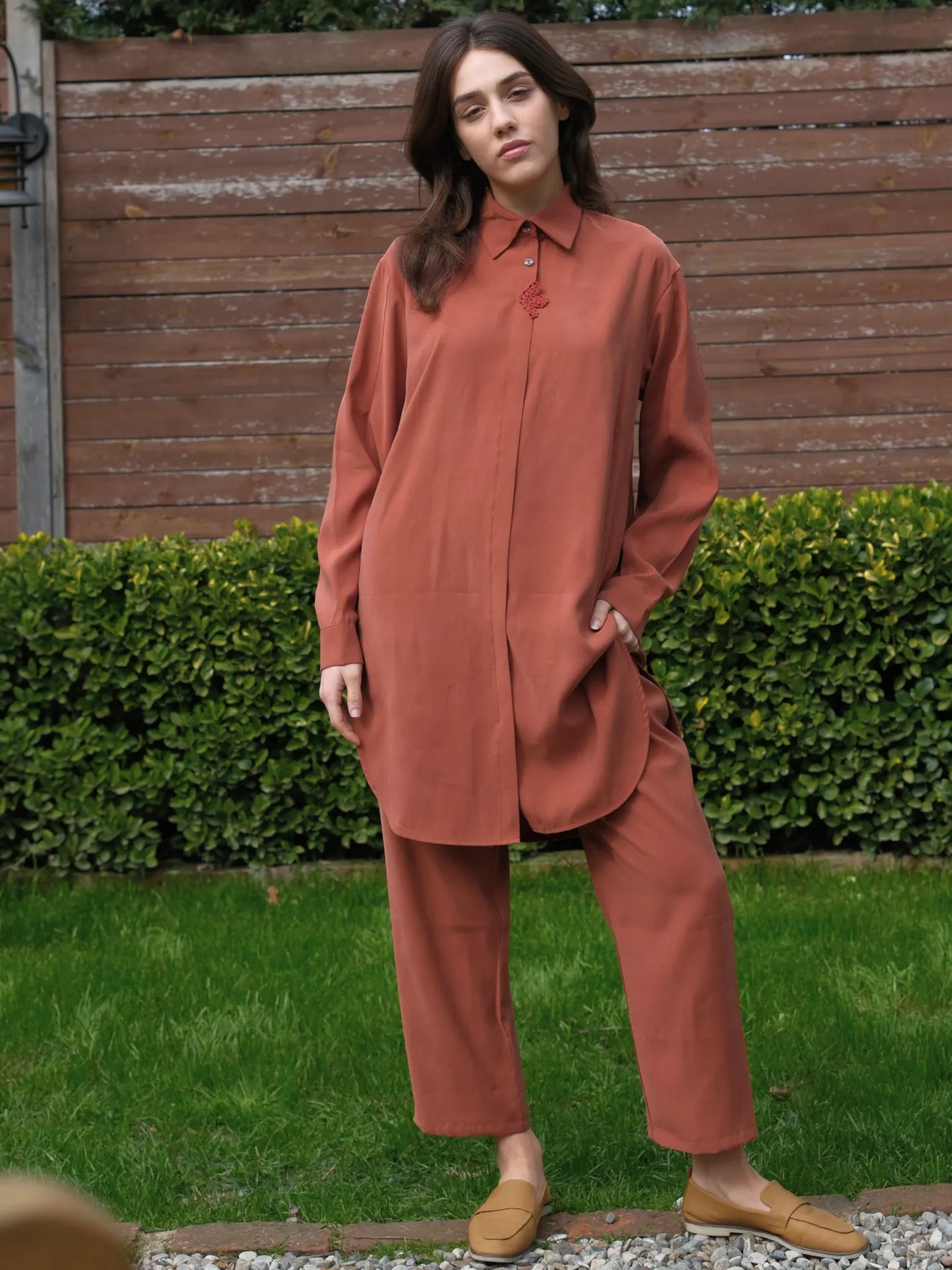 Tensel Kumaş Takım Tarçın