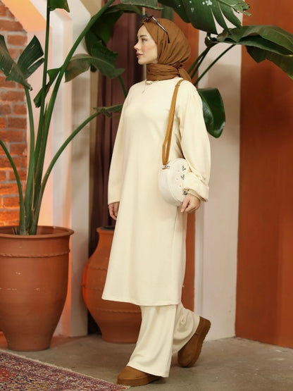 Viskon Selanik Triko Ekru