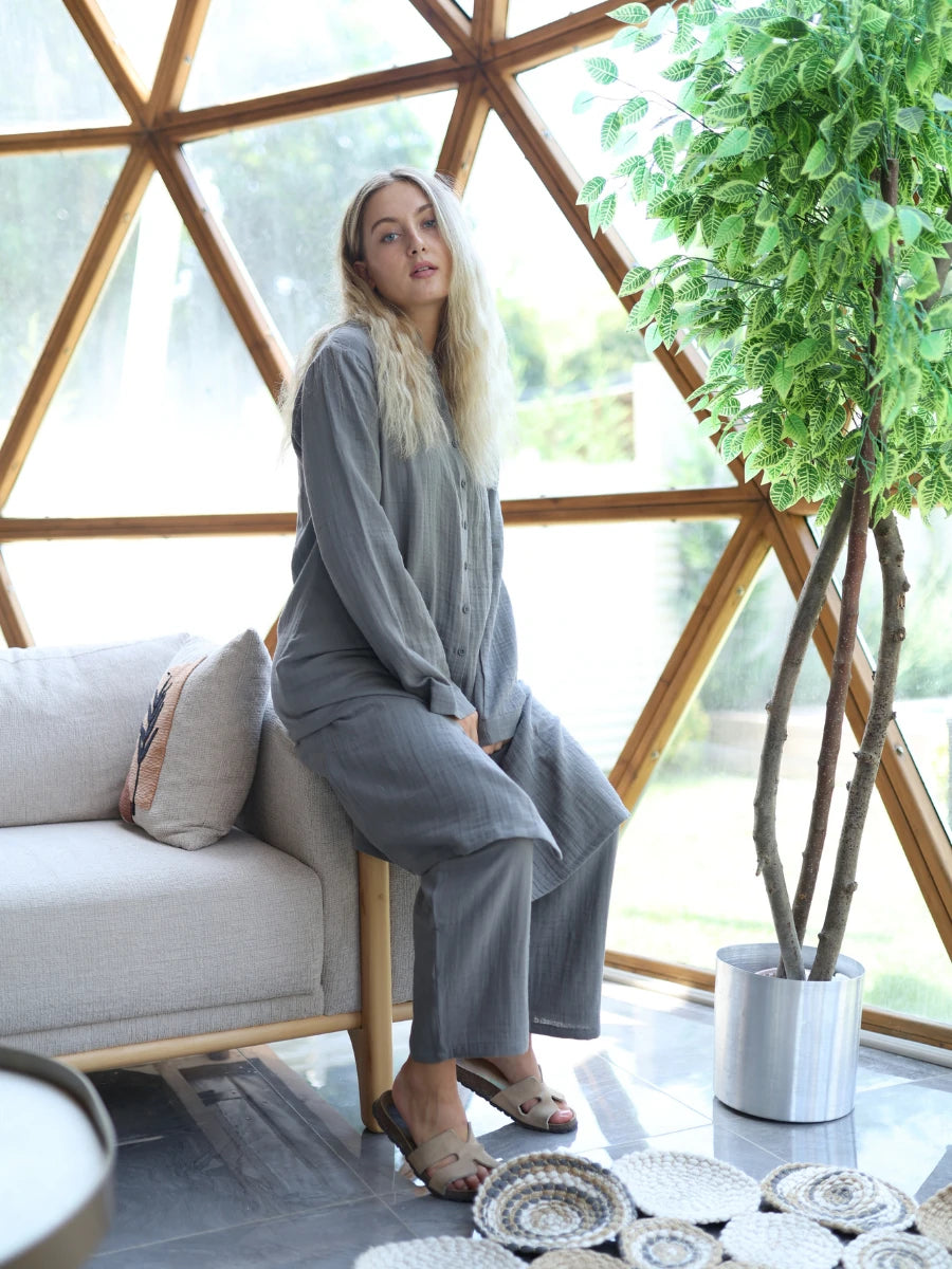 Best Takım Koyu Gri