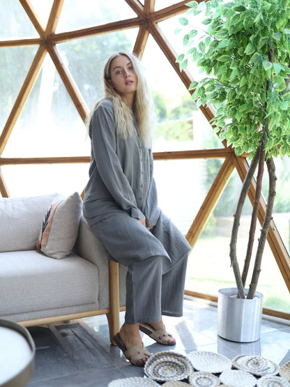 Best Takım Koyu Gri