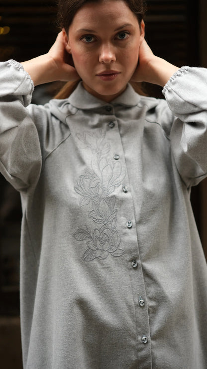 Magnolia Gömlek/Tunik Açık Gri