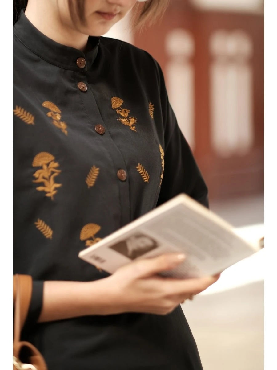 Moroccan Tunik Siyah