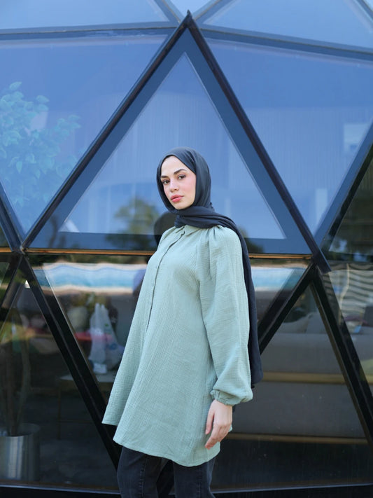 Müslin Gömlek Çağla