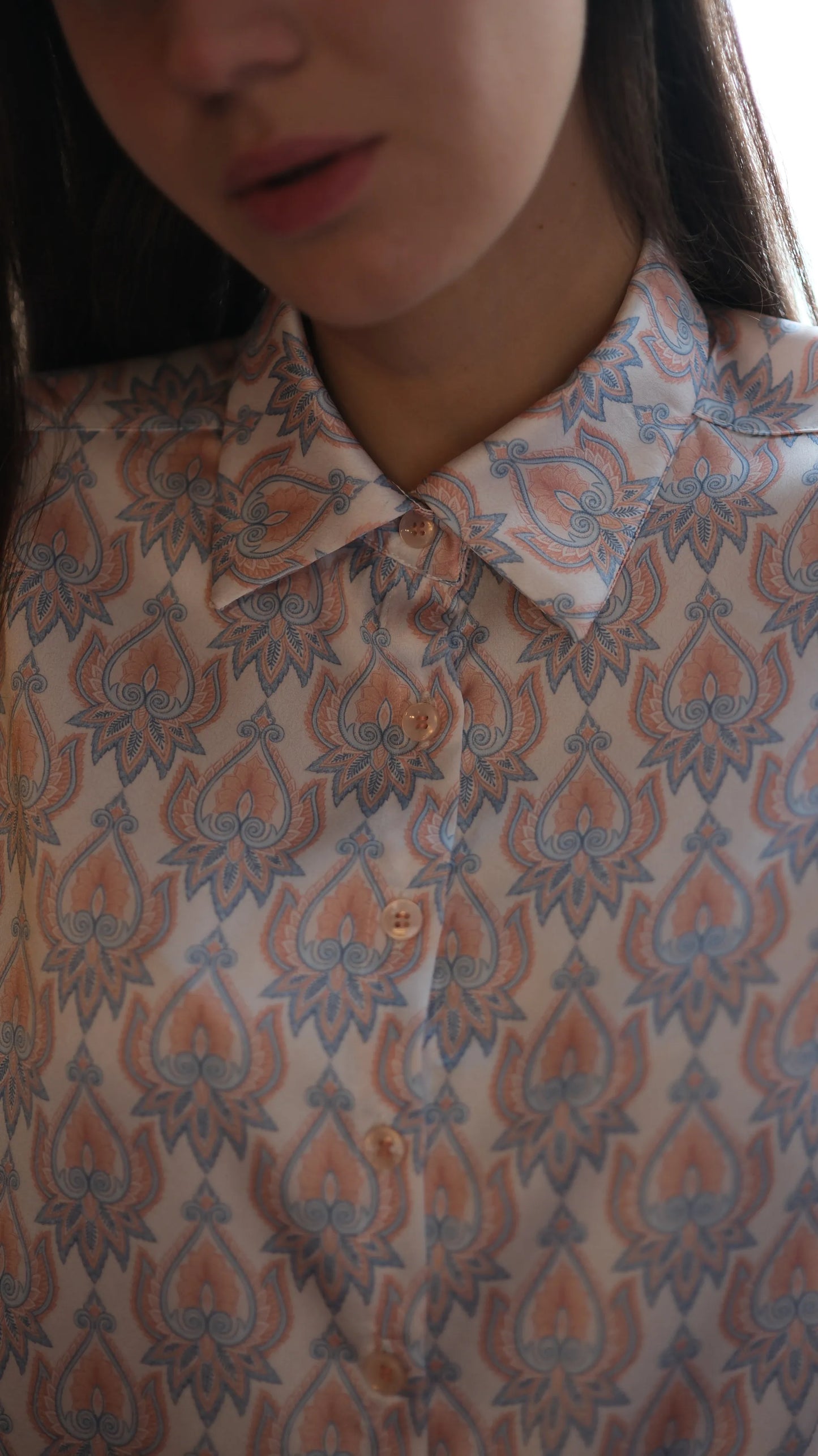 Velina Saten Gömlek