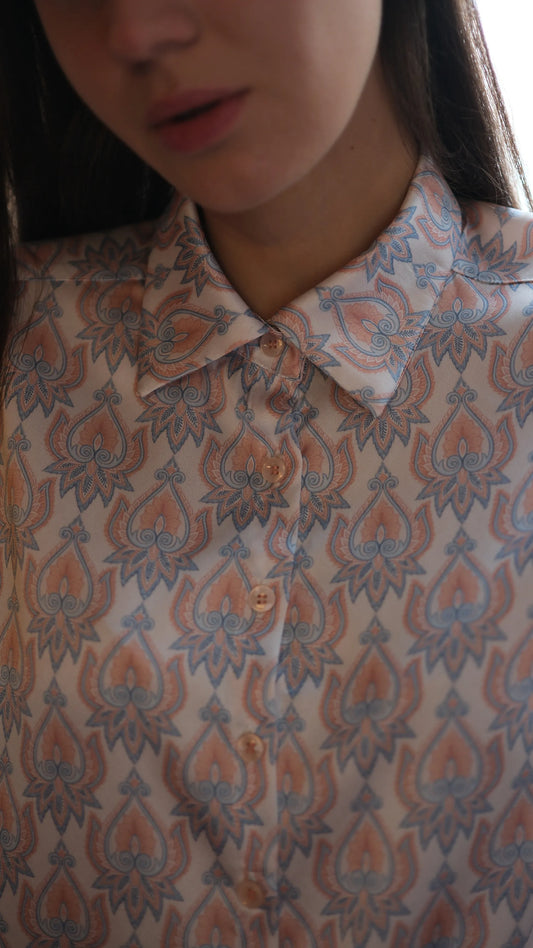 Velina Saten Gömlek