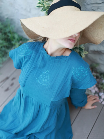 Kıyı Elbise Petrol