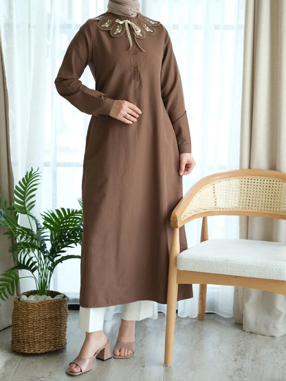 Lavanta Tunik Kahverengi