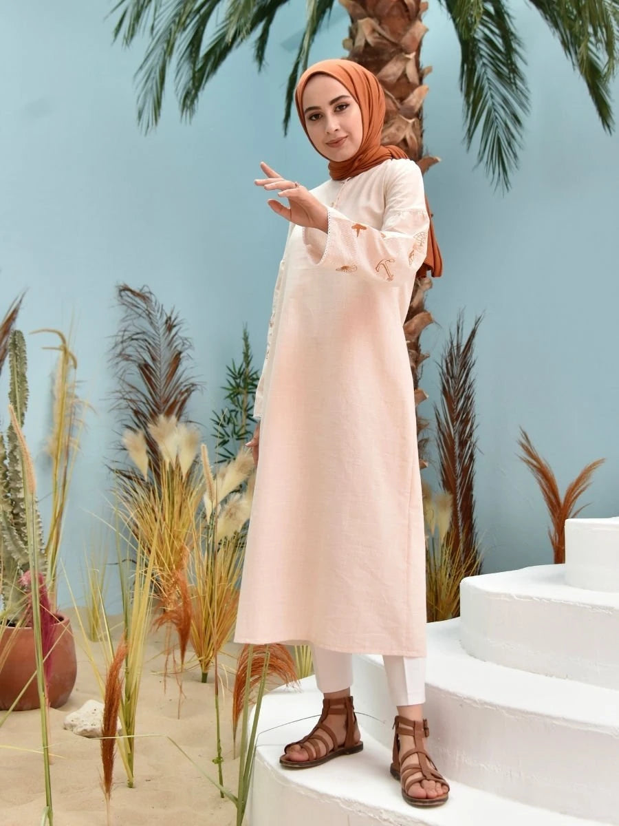 Deniz Yıldızı Tunik Krem