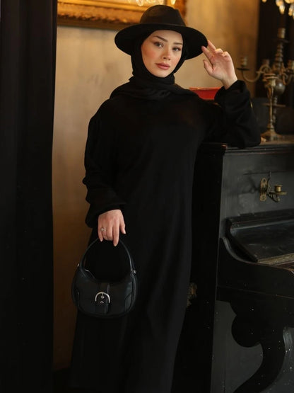 Viskon Selanik Triko Siyah