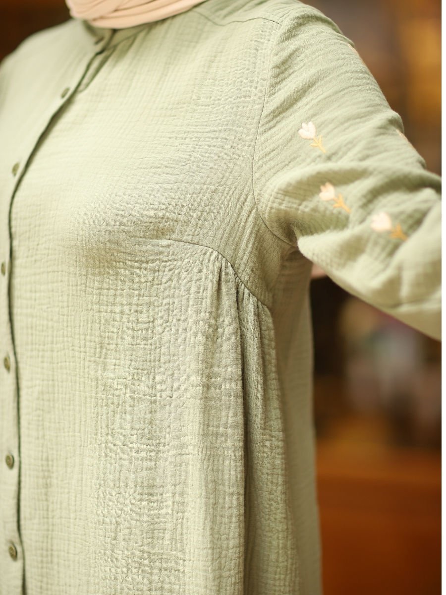 Müslin Takım Yeşil